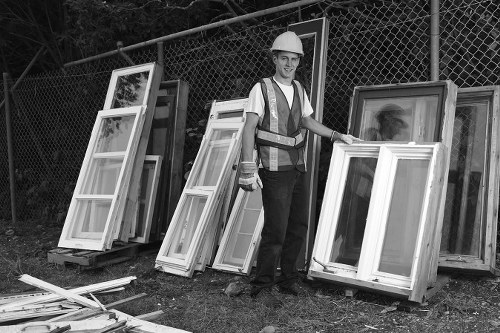 Professional flat clearance team at work in Tooting