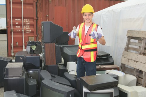 A professional flat clearance team preparing to clear a Saint Margarets apartment