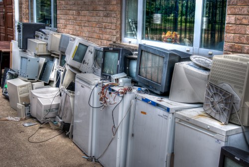 Eco-friendly flat clearance in Tooting showing recycling process